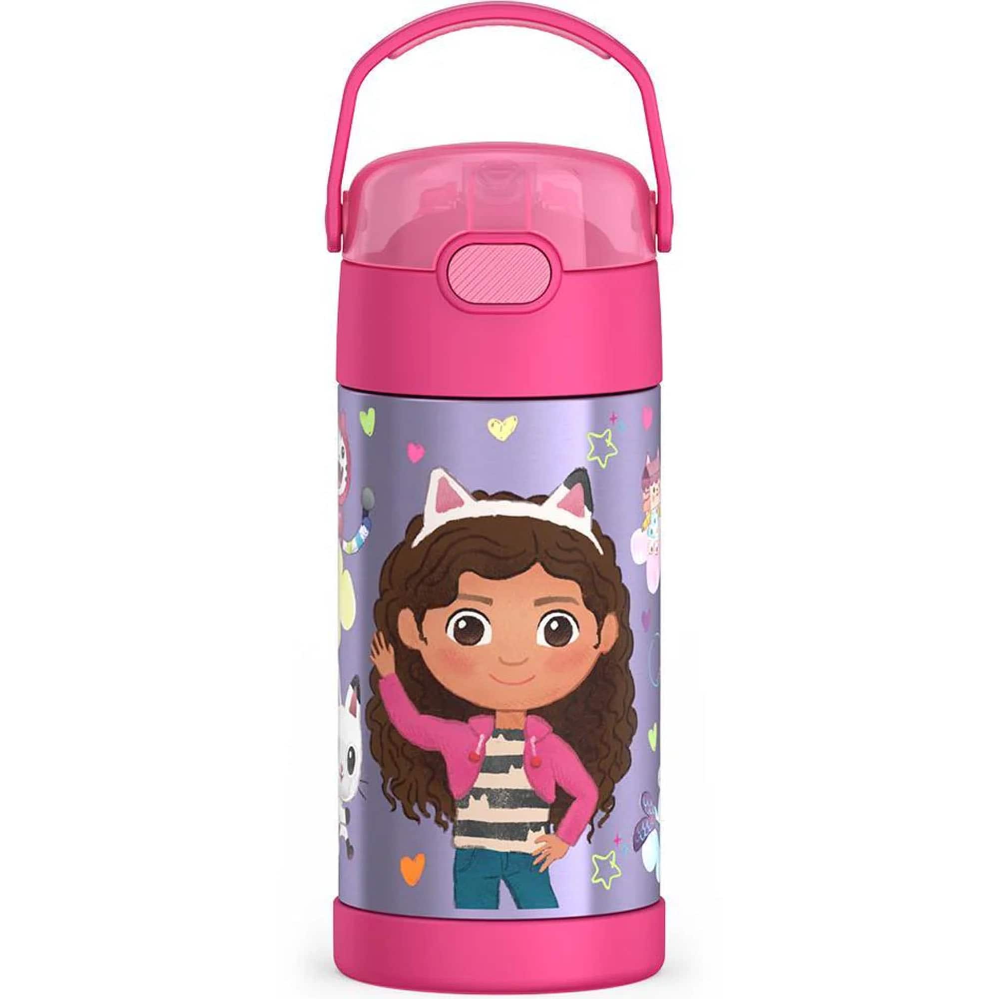 Thermos - 12 oz. Kid's Funtainer Insulated Water Bottle - Gabby's Dollhouse