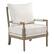 Angle. OSP Home Furnishings - Fletcher Spindle Chair - Linen.