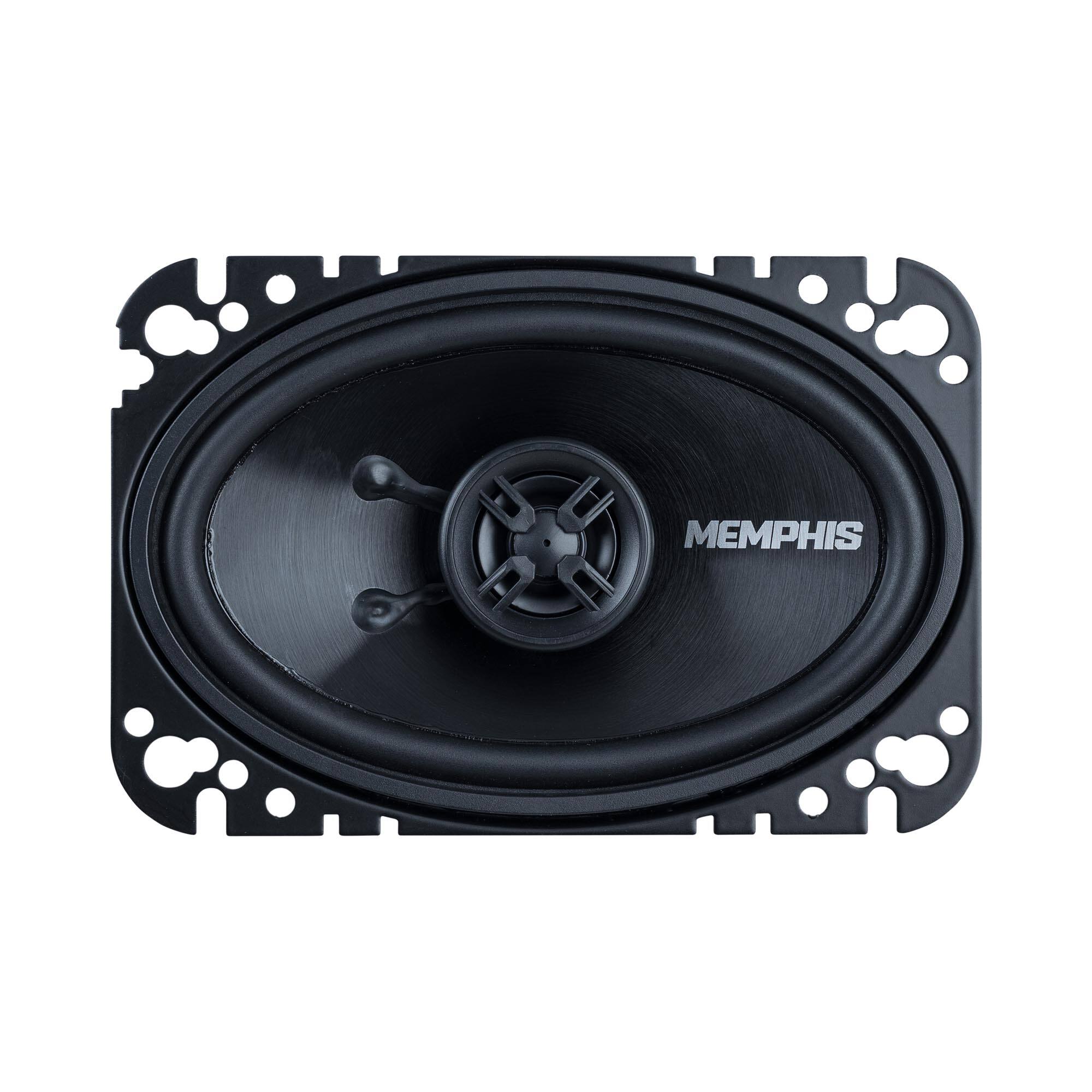 Alt View 1. Memphis Car Audio - Memphis Audio SRX462V Street Reference Series 4x6" 2-Way Coaxial Speakers - Pair - Black/Gray.