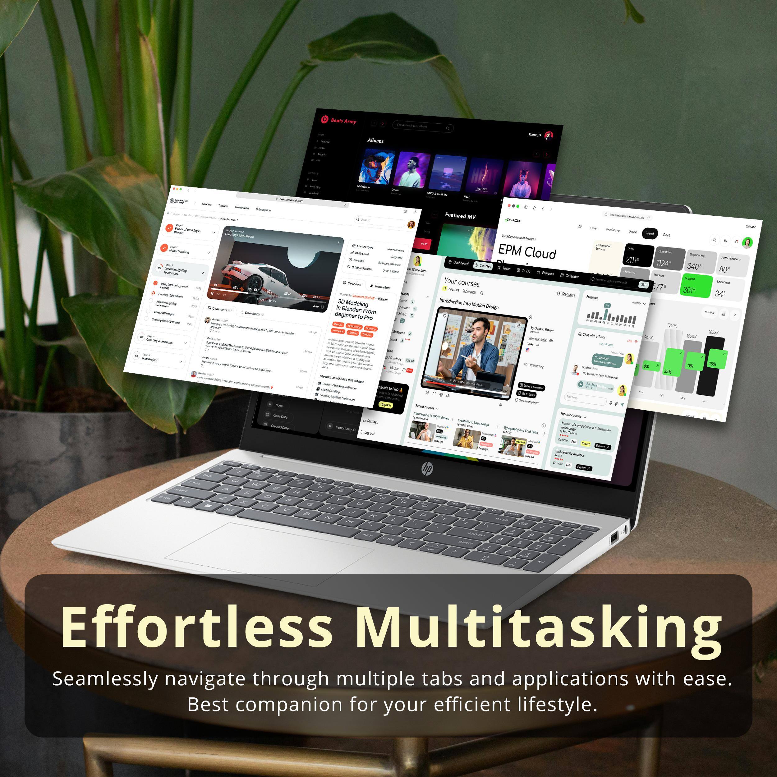 Effortless Multitasking  
Seamlessly navigate through multiple tabs and applications with ease.  
Best companion for your efficient lifestyle.