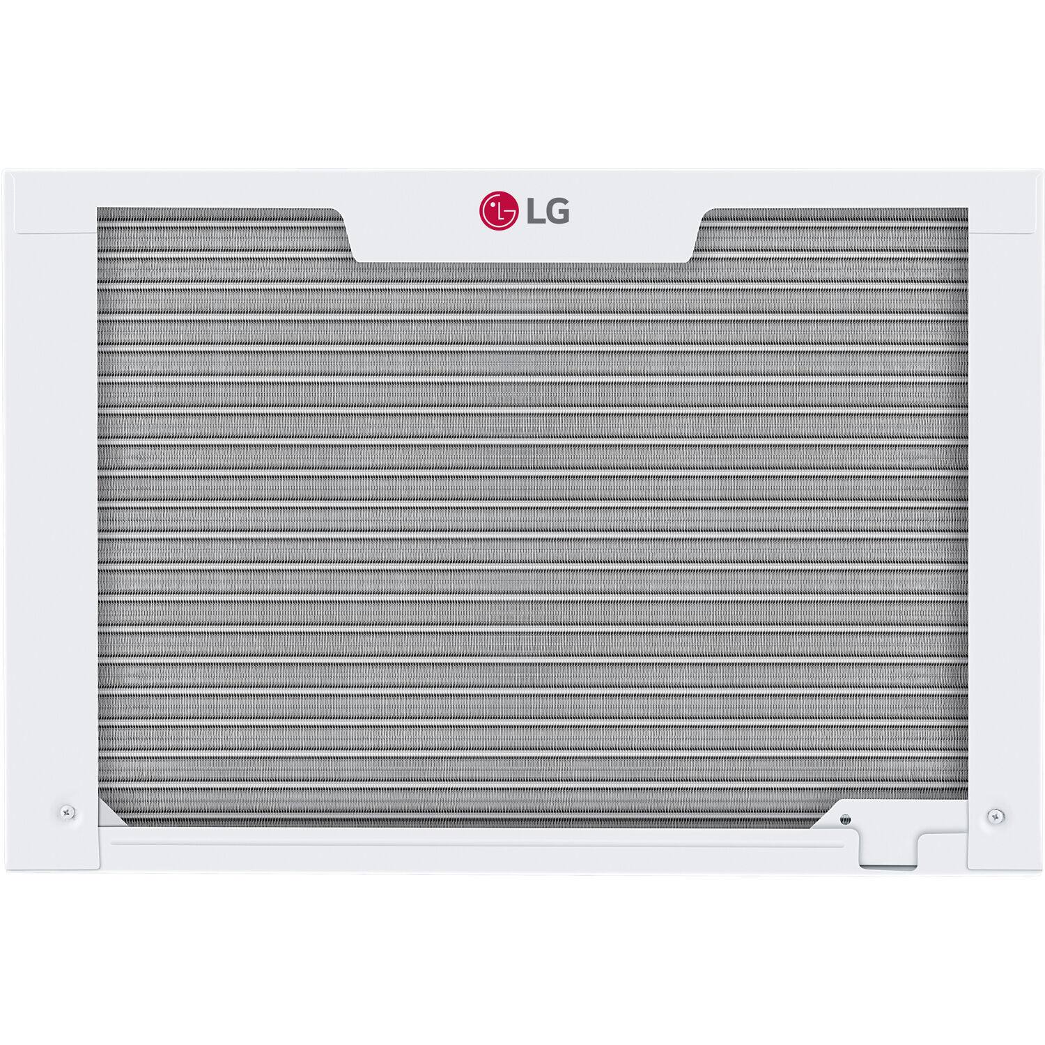 Alt View 8. LG - 18,000 BTU 1,000 Sq. Ft. 230V Smart Window Air Conditioner - White.