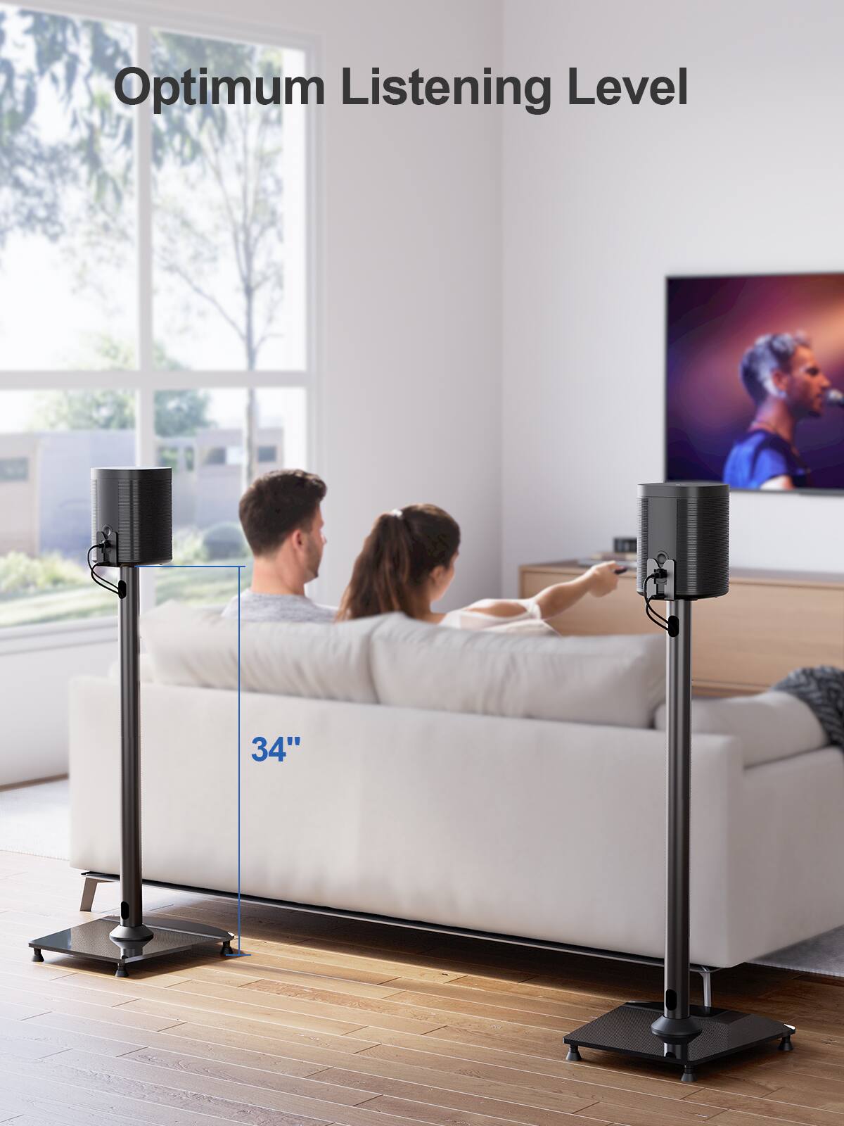 Optimum Listening Level 34"