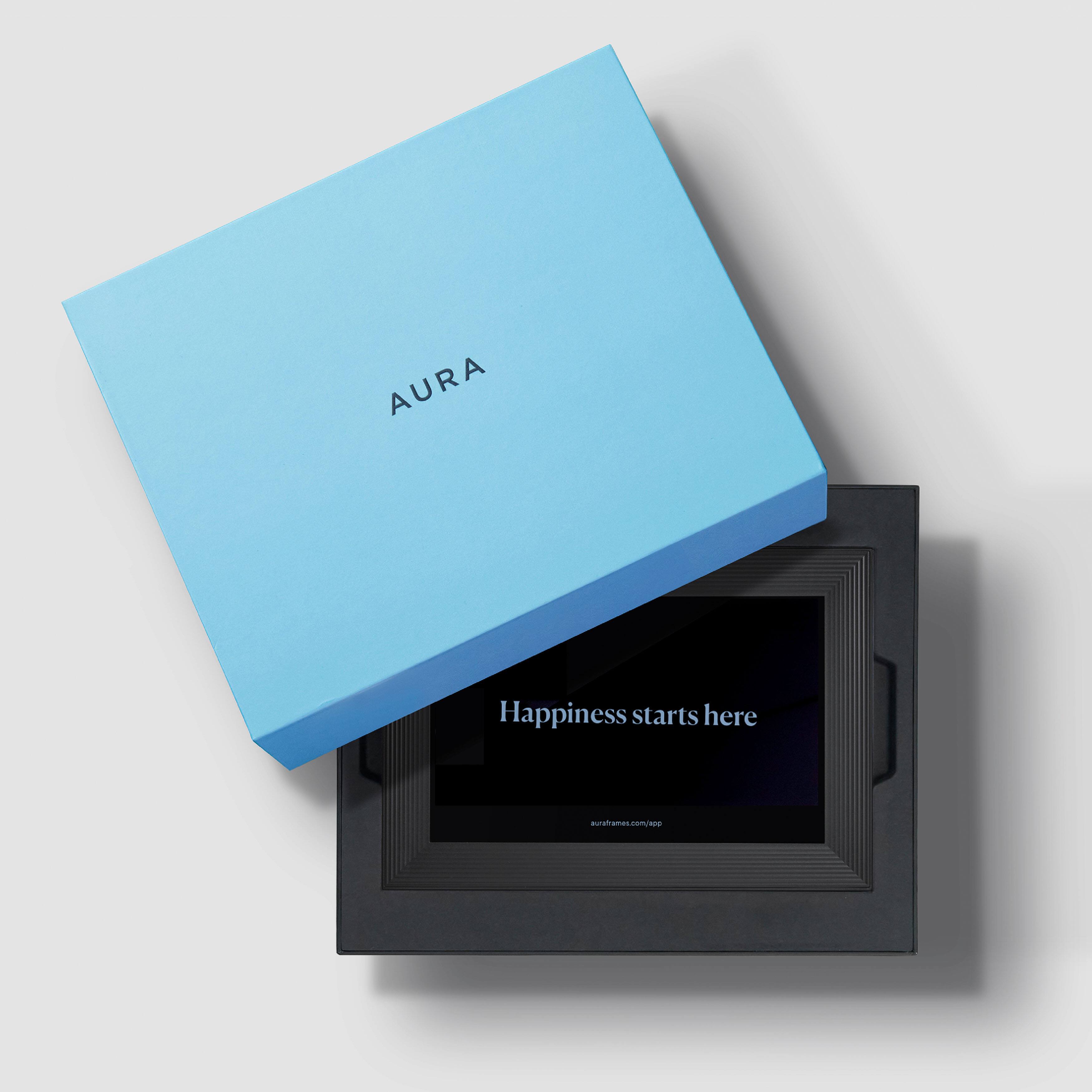 AURA  
Happiness starts here  
aurafames.com/app