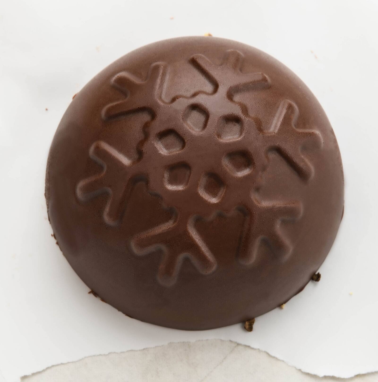 Alt View 1. MOBI - Hot Chocolate Silicone Cocoa Bombs Molds, Snowflake - Blue.
