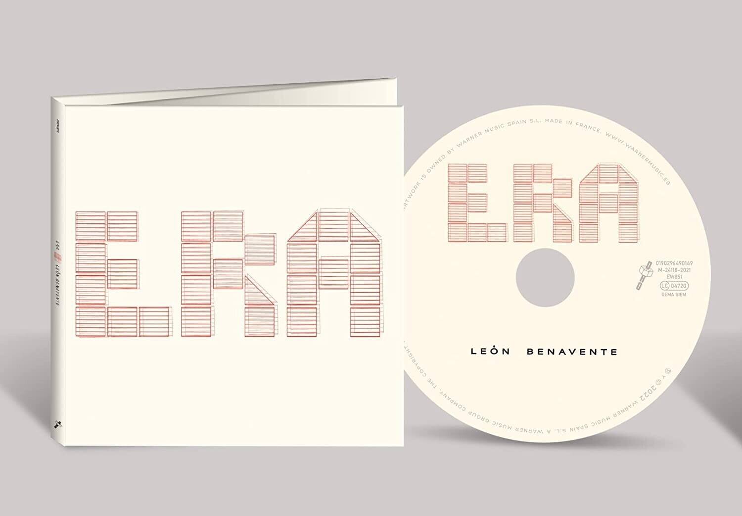 **Cover:**
- ERA
- LEÓN BENAVENTE

**CD:**
- ERA
- LEÓN BENAVENTE

**Text on CD:**
- MUSIC SPAIN S.L. MADE IN FRANCE. WWW.WARNERMUSIC.ES
- ARTWORK IS OWNED BY WARNER MUSIC SPAIN S.L.
- COPYRIGHT THE WARNER MUSIC GROUP 2022
- 0190296690349
- M-24118-2021
- LC 04720
- BIEM
- GEMA BIEM
- 0190296490169
- M-24118-2021
- LC 04720
- GEMA BIEM