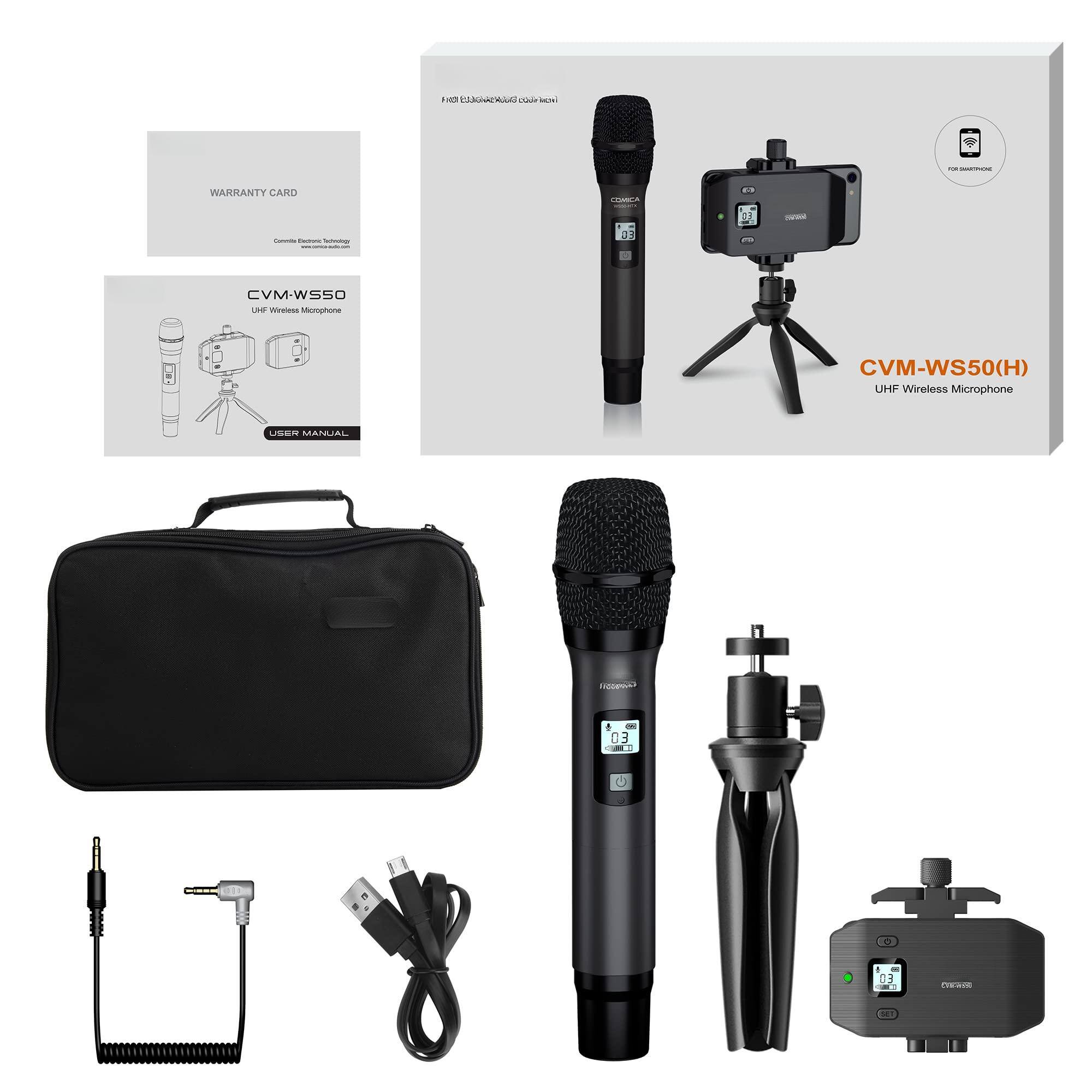 Sure, here is the corrected and grouped text from the image:

---

**WARRANTY CARD**

**CVM-WS50**

UHF Wireless Microphone

**USER MANUAL**

**CVM-WS50(H)**

UHF Wireless Microphone

**FOR SMARTPHONE**

---

**CVM-WS50(H)**

UHF Wireless Microphone

---

**CVM-WS50**

UHF Wireless Microphone

---

**CVM-WS50**

UHF Wireless Microphone

---

**CVM-WS50**

UHF Wireless Microphone

---

**CVM-WS50**

UHF Wireless Microphone

---

**CVM-WS50**

UHF Wireless Microphone

---

**CVM-WS50**

UHF Wireless Microphone

---

**CVM-WS50**

UHF Wireless Microphone

---

**CVM-WS50**

UHF Wireless Microphone

---

**CVM-WS50**

UHF Wireless Microphone

---

**CVM-WS50**

UHF Wireless Microphone

---

**CVM-WS50**

UHF Wireless Microphone

---

**CVM-WS50**

UHF Wireless Microphone

