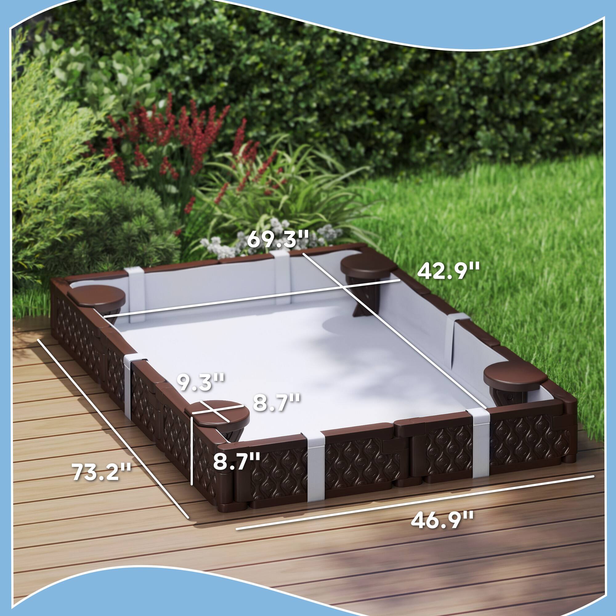 69.3"  
42.9"  
9.3"  
8.7"  
73.2"  
8.7"  
46.9"