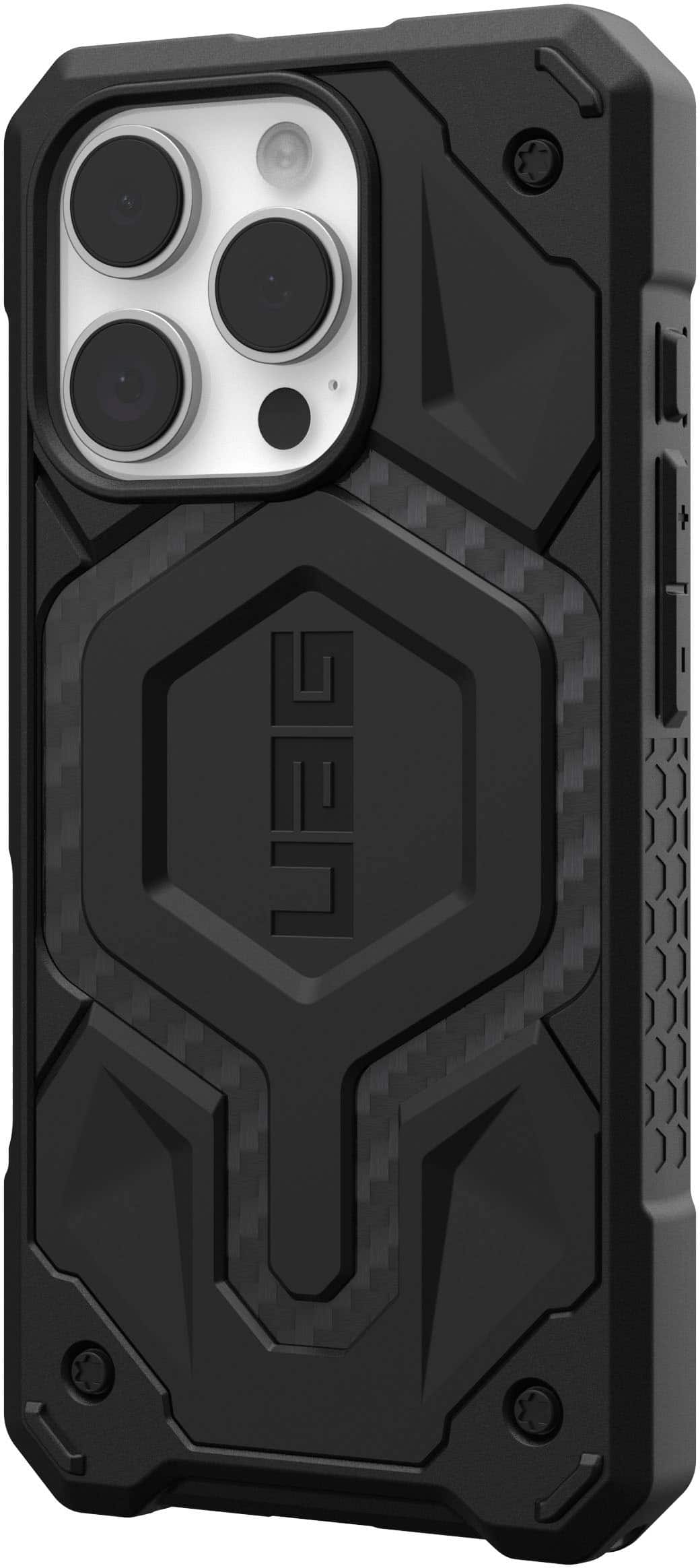 Alt View 13. UAG - Monarch Pro Series Case with Magsafe for Apple iPhone 16 Pro - Carbon Fiber.