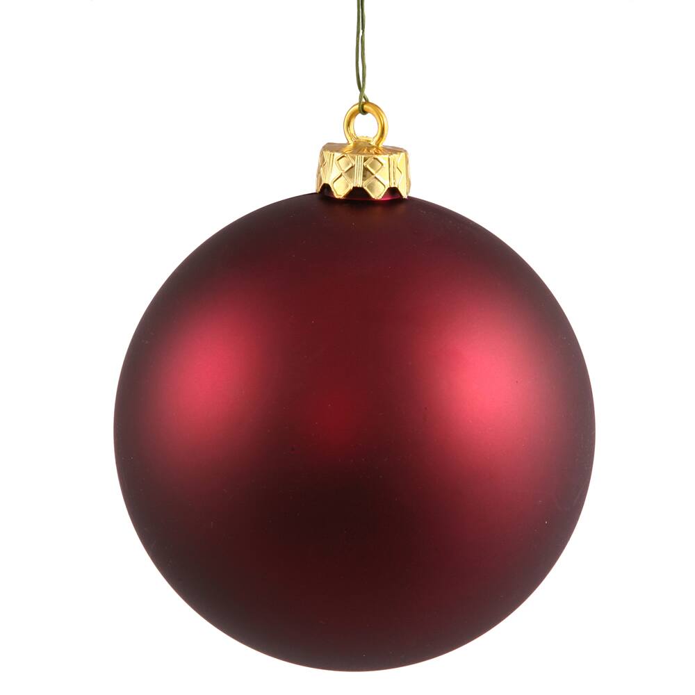 Front. Vickerman - 2.4" Wine Matte Ball UV 24 Bag - Wine.
