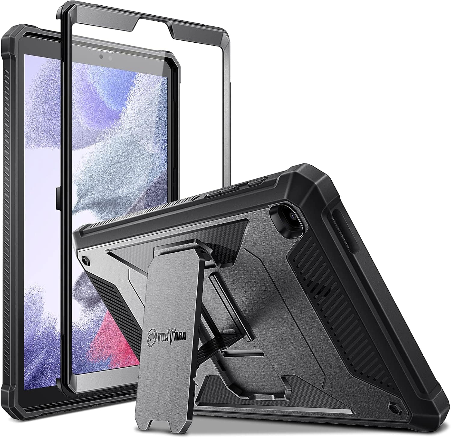Fintie - Shockproof Case for Samsung Galaxy Tab A7 Lite 8.7 inch 2021, Tuatara Rugged Hybrid Cover, Built-in Screen Protector - Black price history on PriceWatchPro