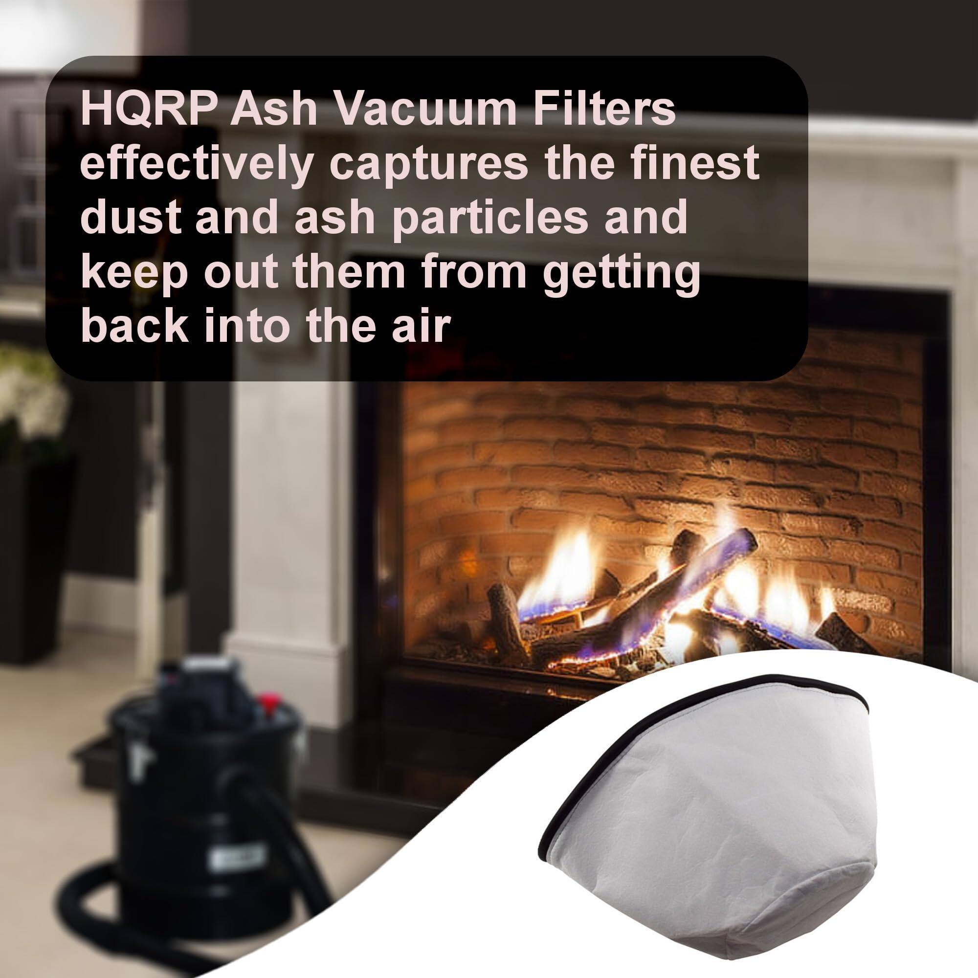 HQRQ Ash Vacuum Filters effectively capture the finest dust and ash particles and keep them out of the air.