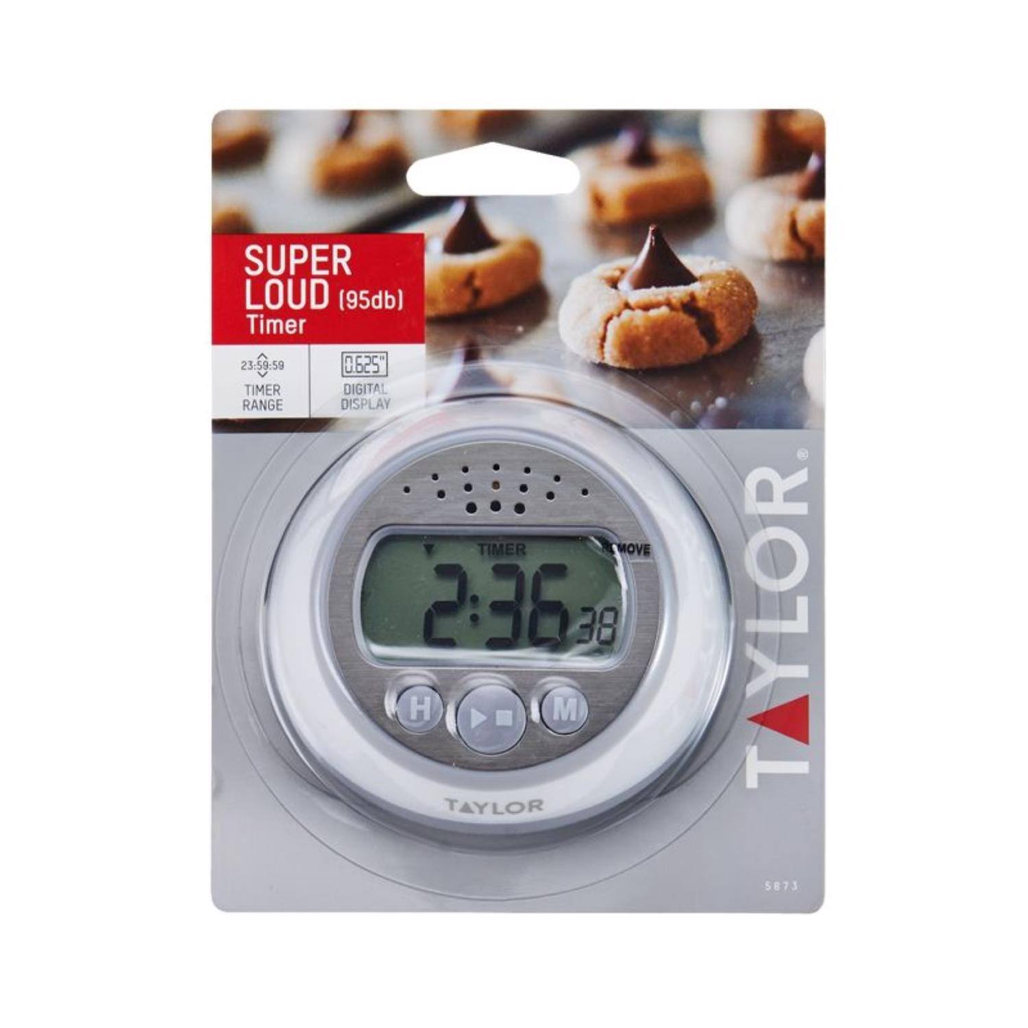 SUPER LOUD (95db) Timer  
23:59:59  
TIMER DIGITAL RANGE DISPLAY  
TIMER MOVE  
2:36 38 H M  
TAYLOR  
5873