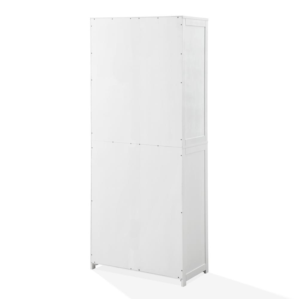 Alt View 2. Crosley Furniture - Savannah Tall Kitchen Storage Pantry - White.