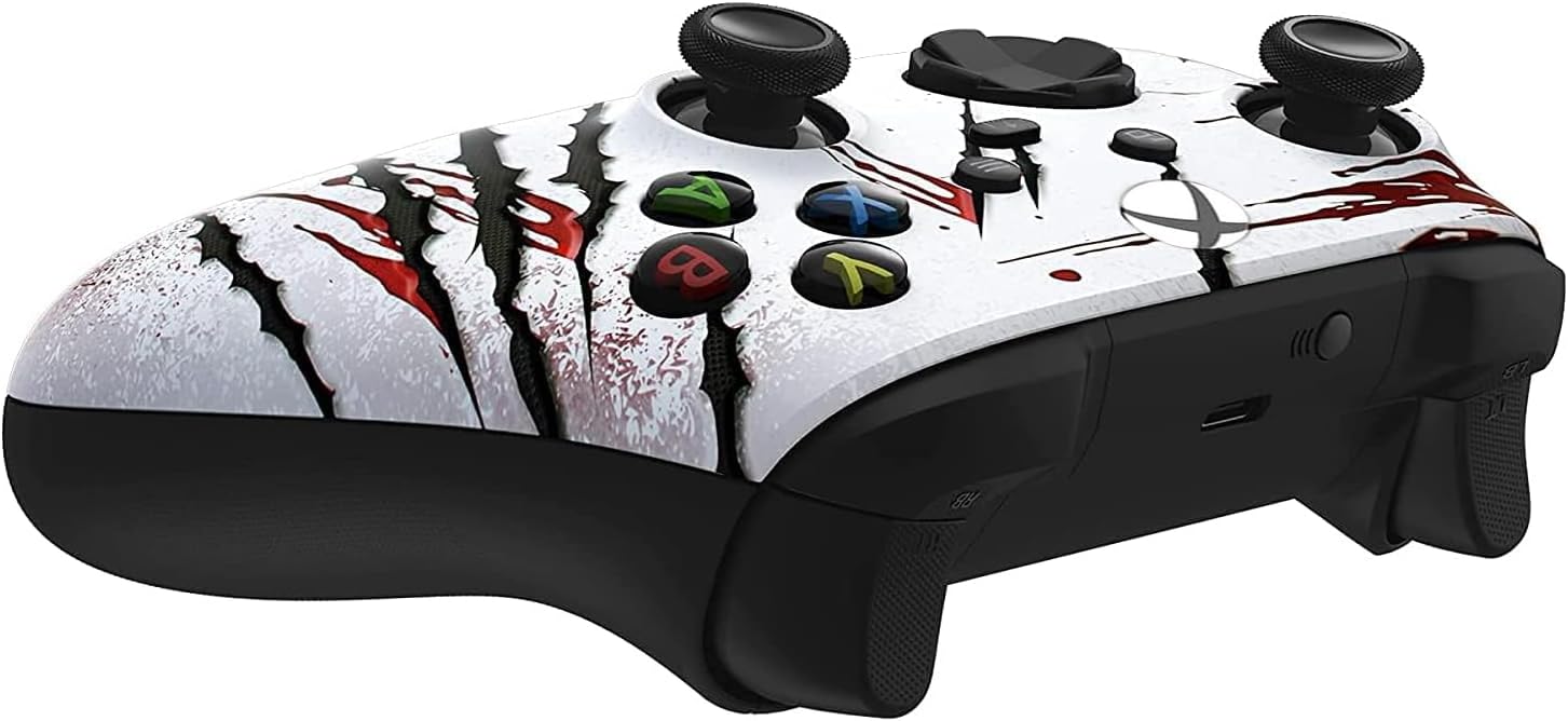 Xbox Series x/s カスタム コントローラー Zスティック ホワイト Amazon.com: Custom Controllerzz Modded Wireless Controller