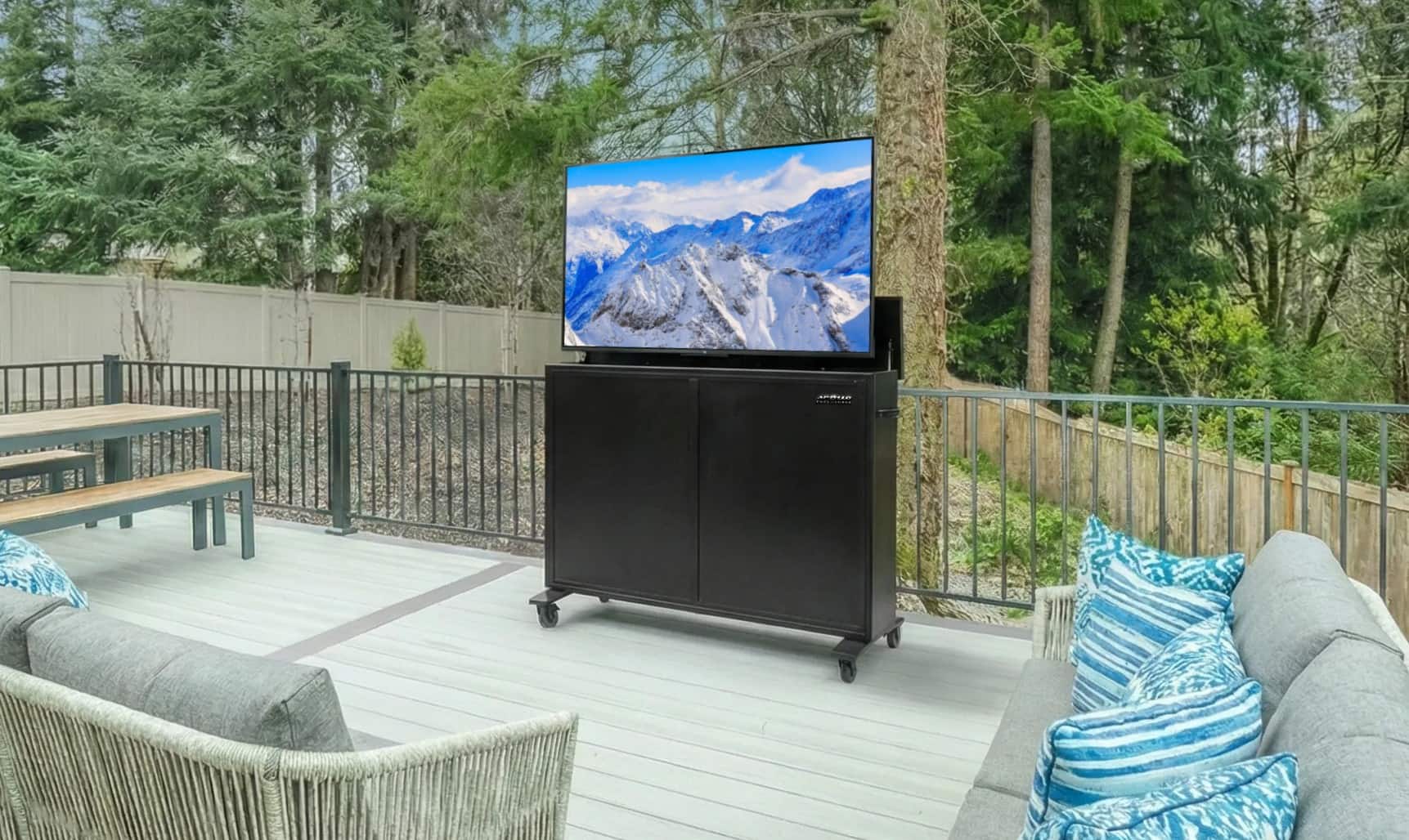 Apollo Enclosures Outdoor TV Lift Cabinet for up to 55