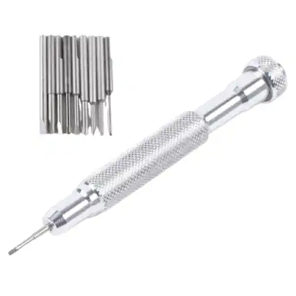 Front. Home Collection - Precision Watch Repair Screwdriver Tool Set – Watchmaker Tools with Replaceable Blades.