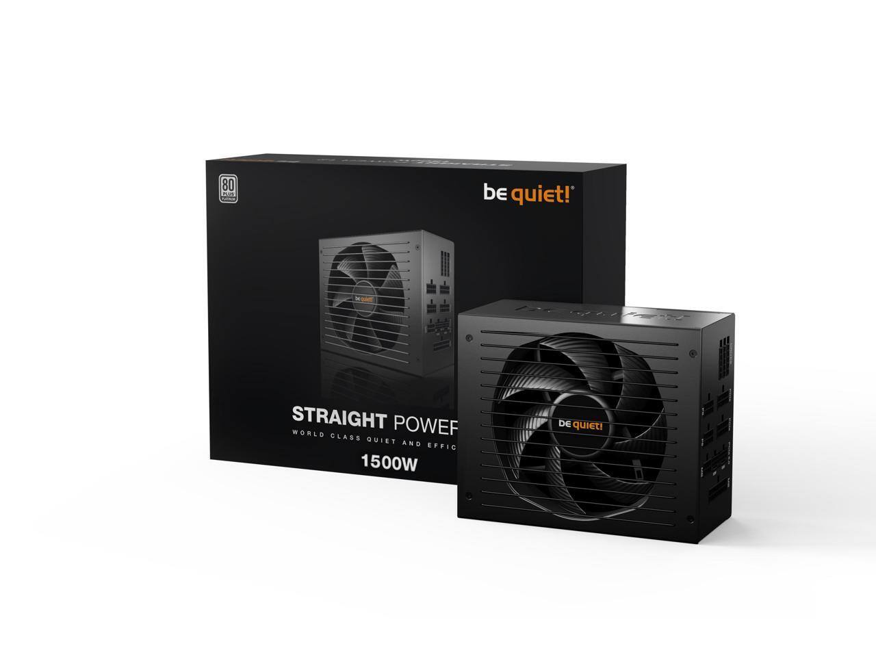 80 PLUS CERTIFIED  
be quiet!  
STRAIGHT POWER  
WORLD CLASS QUIET AND EFFICIENT  
1500W