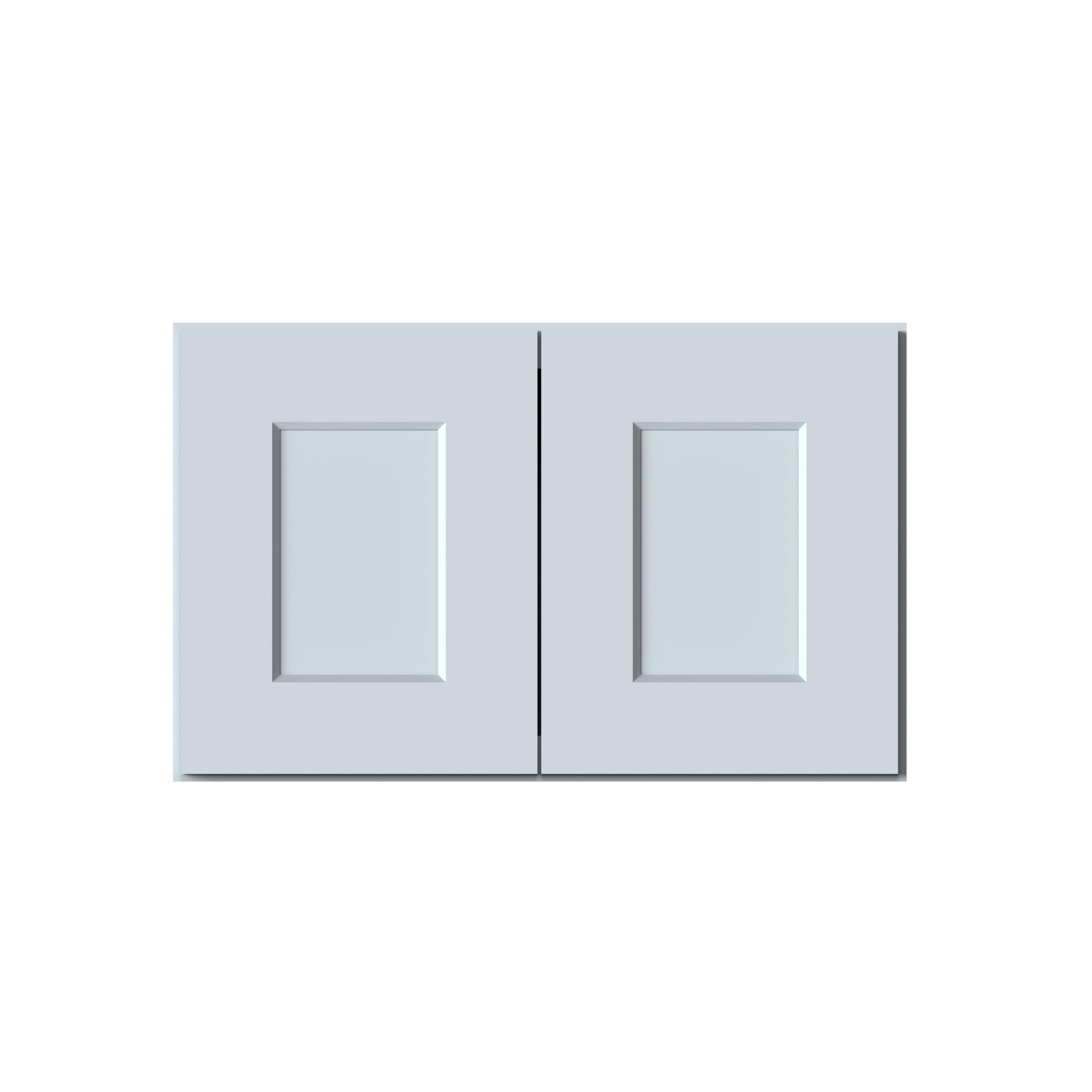 Front. Boyel Living - 24in.W x12in.D x15in.H WALL CABINET Fully assembled Cabinet With Two HDF Doors - Gray.