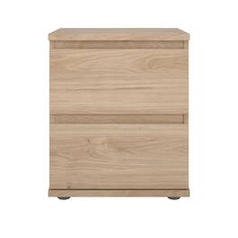 Tvilum - Aurora 2 Drawer Nightstand, Jackson Hickory - Brown