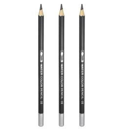 Unique Bargains - Watercolor Pencils, Color Pencil Set for Adult Coloring, Blending, 3pcs - Black