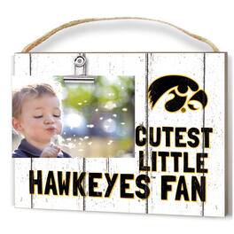Jardine - Iowa Hawkeyes 8'' x 10'' Cutest Little Weathered Logo Clip Photo Frame - White