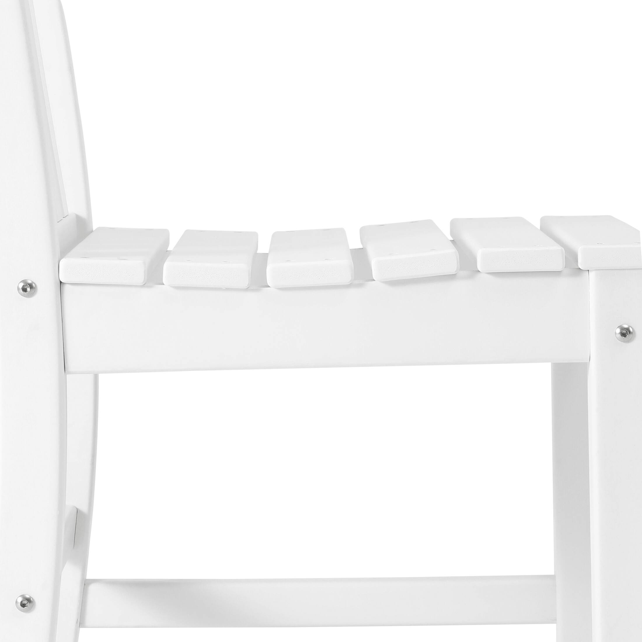 Alt View 3. WestinTrends - WestinTrends Malibu Outdoor Patio Dining Chair - White.