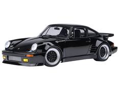 Front. Autoart - Porsche 911 (930) Turbo "Blackbird" Black "Wangan Midnight - Comic #1 Version" Manga 1/18 Model Car by Autoart.