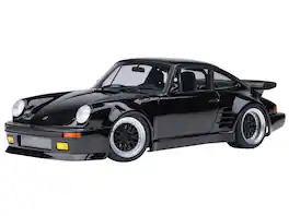 Porsche 911 (930) Turbo "Blackbird" Black "Wangan Midnight - Comic #1 Version" Manga 1/18 Model Car by Autoart
