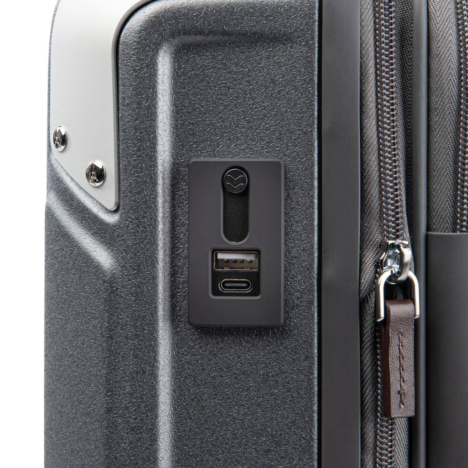 Alt View 1. Travelpro - Travelpro Platinum Elite Hardside Expandable Spinner Wheel Luggage TSA Lock Hard Shell Polycarbonate Suitcase - Vintage Grey.