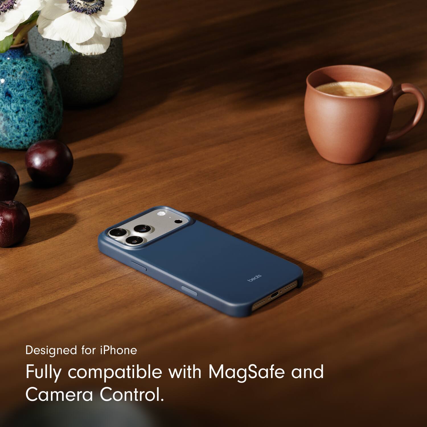 Designed for iPhone  
Fully compatible with MagSafe and Camera Control.
