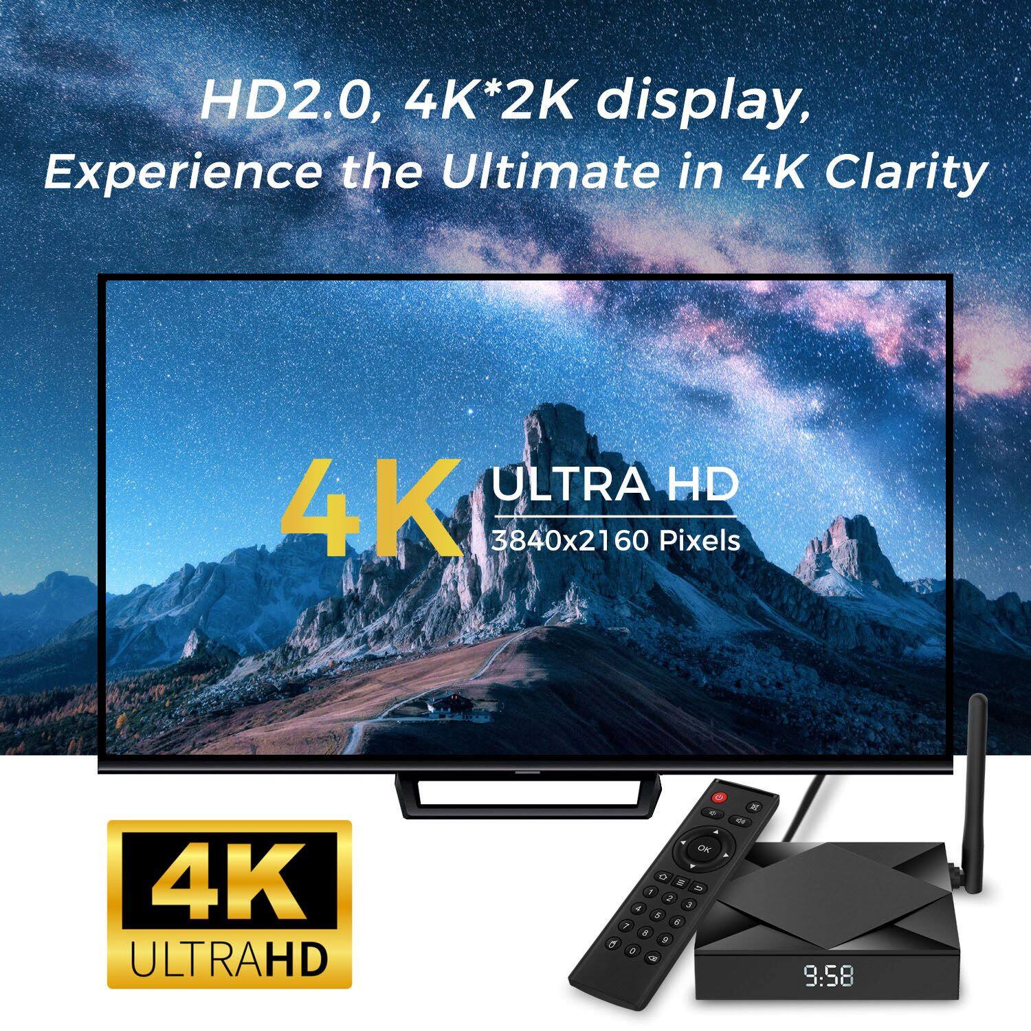 HD2.0, 4K*2K display, Experience the Ultimate in 4K Clarity ULTRA HD 4K 3840x2160 Pixels 4K ULTRAHD 6 . - O 2 - 2 - 2 a 3 5  - , 2 a 8 - d a - * - 9:58