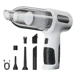 Cluzine - 4-in-1 Cordless Vacuum & Blower, 11KPa Suction for Car, Home, Inflating & Storage