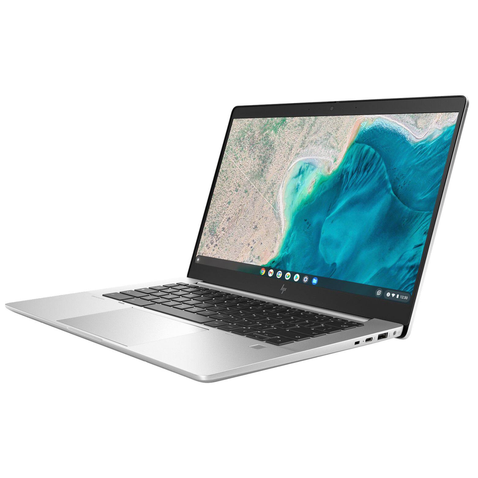 Alt View 1. HP - Elite c640 G3 Chromebook 14" FHD Touch Intel Core i5-1245U 1.6 GHz up to 4.4 GHz 8GB RAM 256GB SSD ChromeOS - Silver.