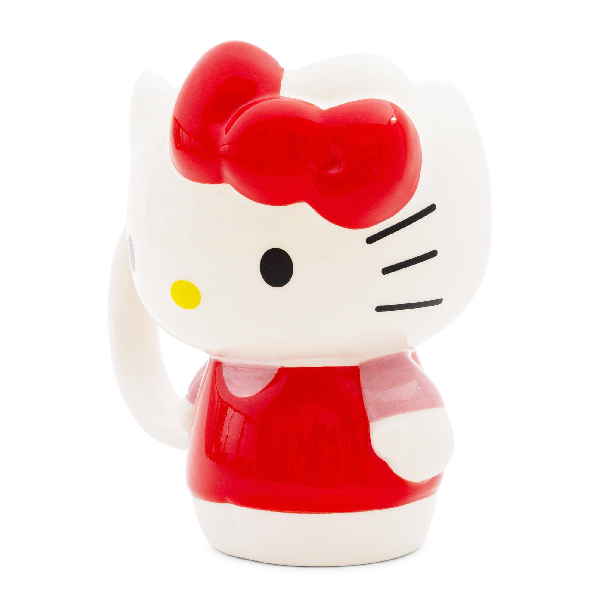 Alt View 10. Silver Buffalo - Sanrio Hello Kitty Red Dress Sculpted Ceramic Mug | Holds 20 Ounces - Red.
