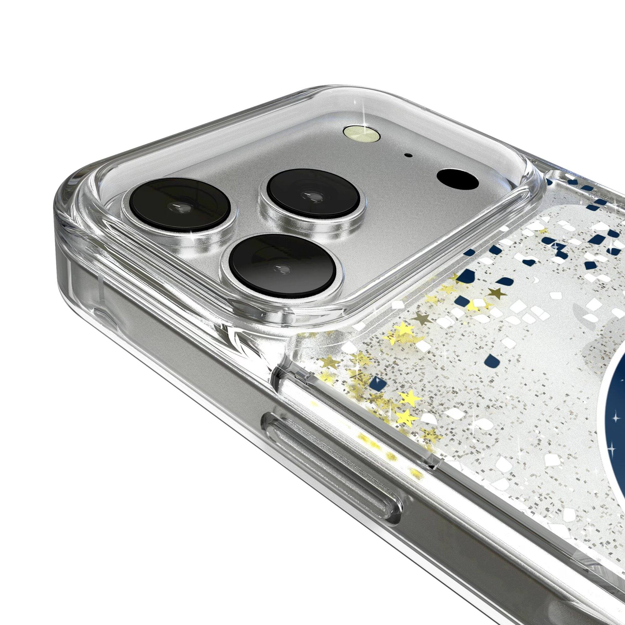 Alt View 2. Keyscaper - Penn State Nittany Lions iPhone Glitter Confetti Design Case - 15 - Multicolor.
