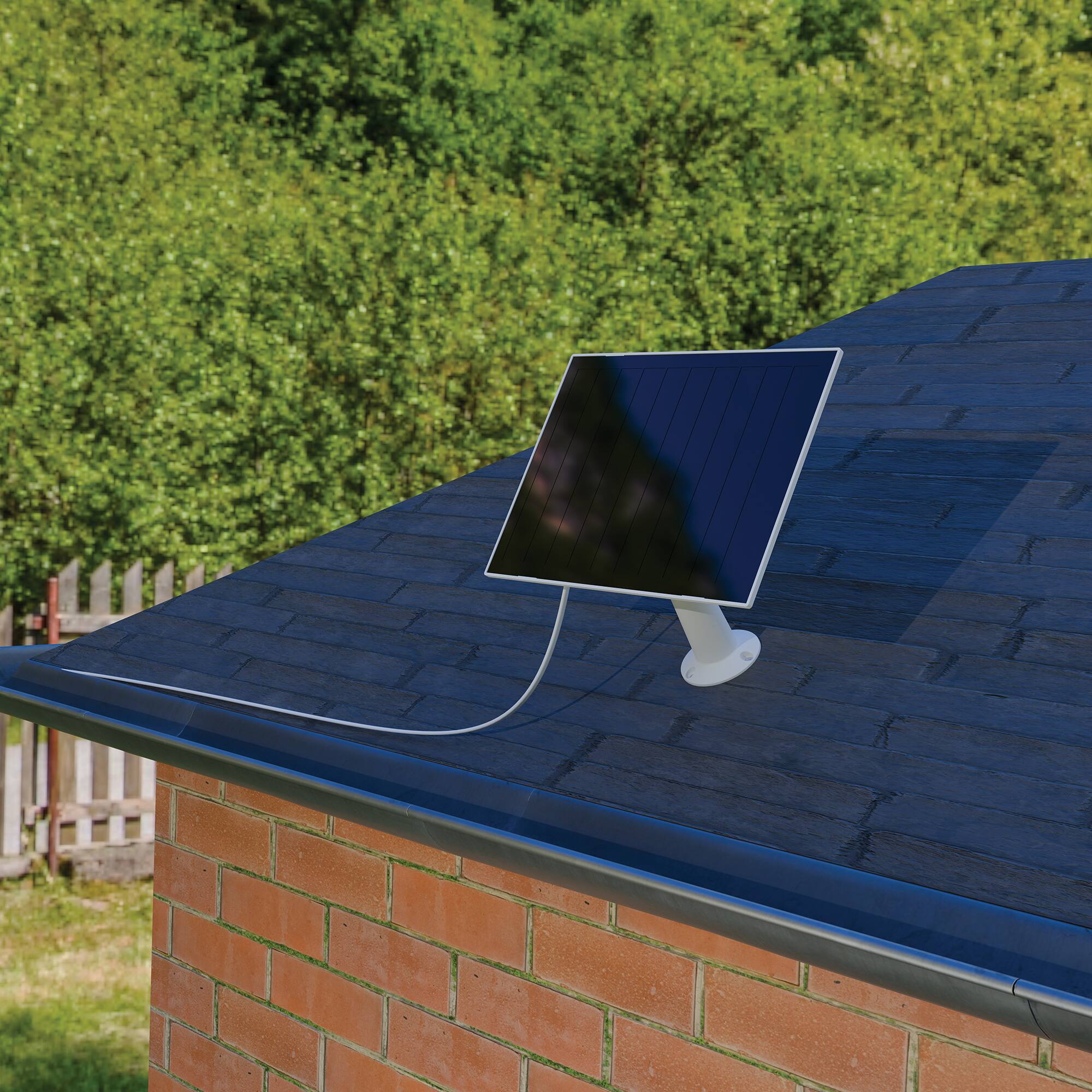 Left. Lorex - Solar panel for battery operated cameras -7-watt.