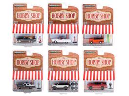 "The Hobby Shop" Set of 6 pieces Series 14 1/64 Diecast Model Cars by Greenlight - Multicolor