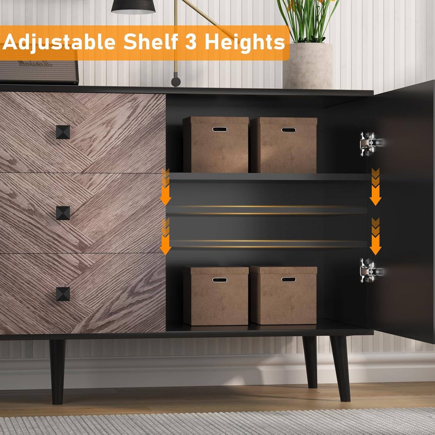 Adjustable Shelf 3 Heights