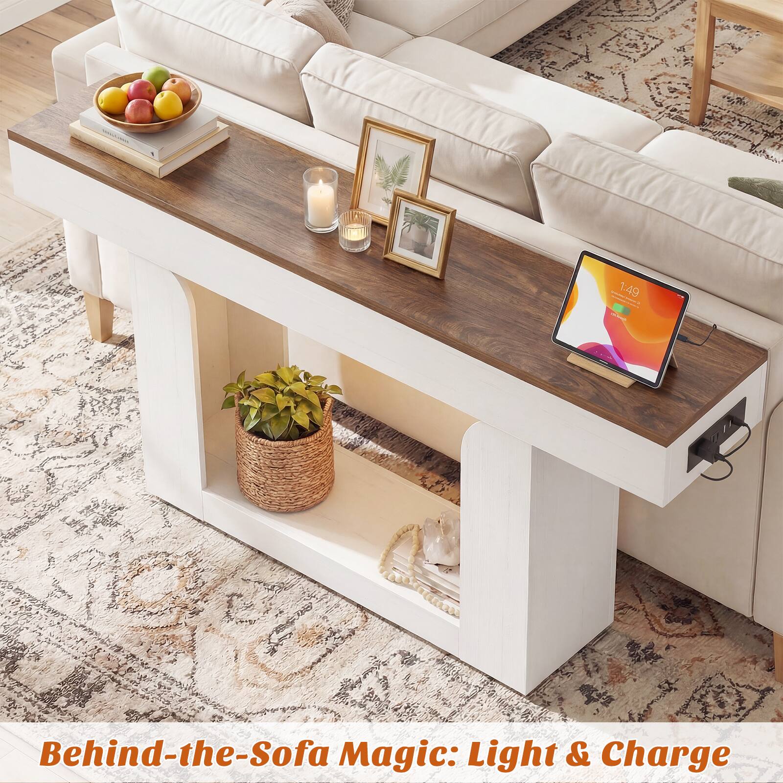 Behind-the-Sofa Magic: Light & Charge