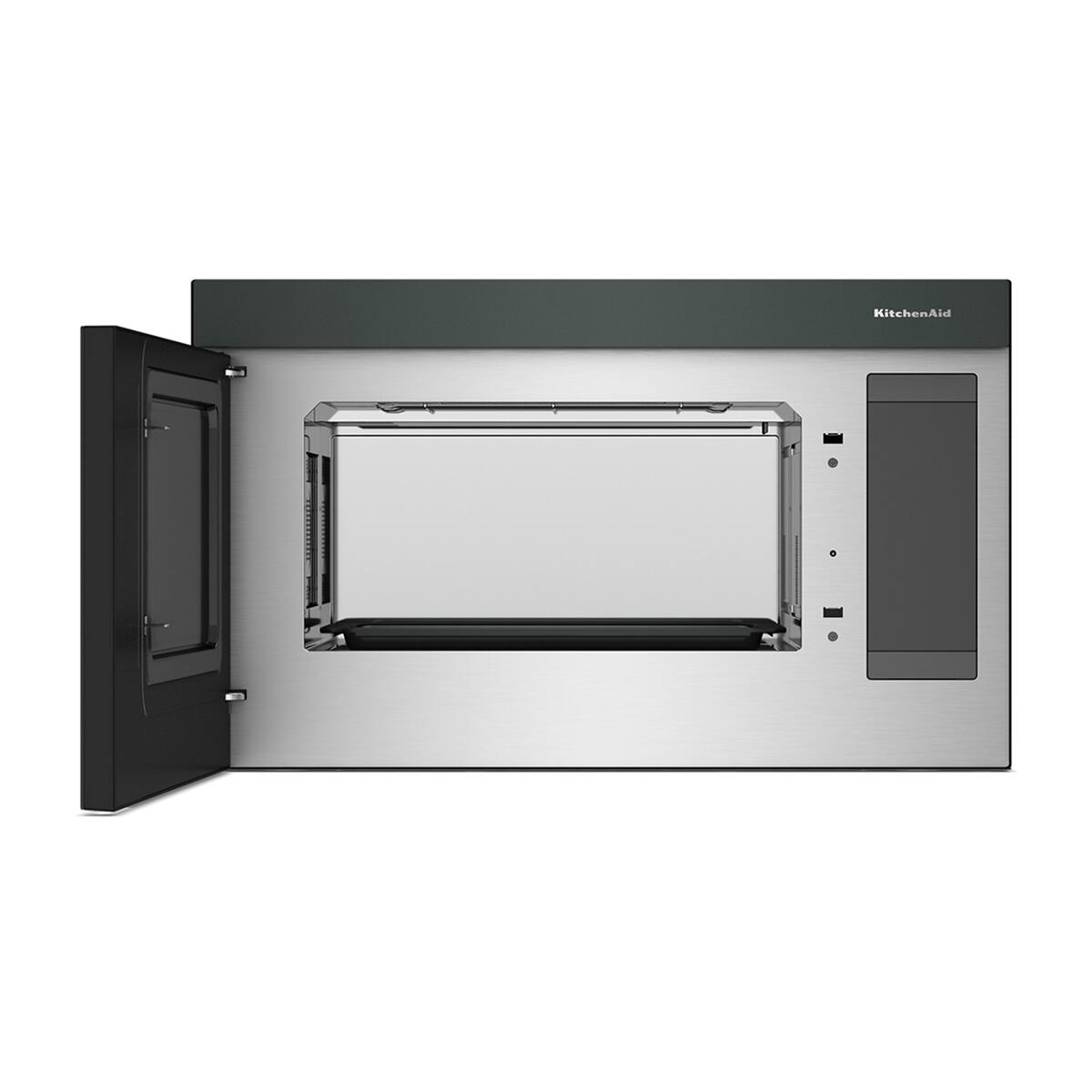 Alt View 9. KitchenAid - 1.1 Cu. Ft. Convection Over-the-Range Smart Microwave Oven with Sensor Cooking and Flush Built-In Design - Juniper.