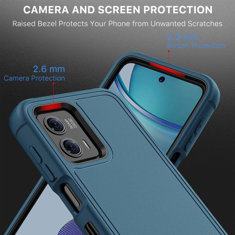 CAMERA AND SCREEN PROTECTION
Raised Bezel Protects Your Phone from Unwanted Scratches
2.3 mm Screen Protection
2.6 mm Camera Protection