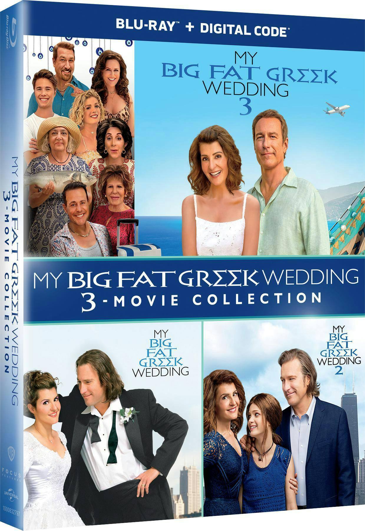 Angle. My Big Fat Greek Wedding 3-Film Collection (Box Set) [Blu-ray].