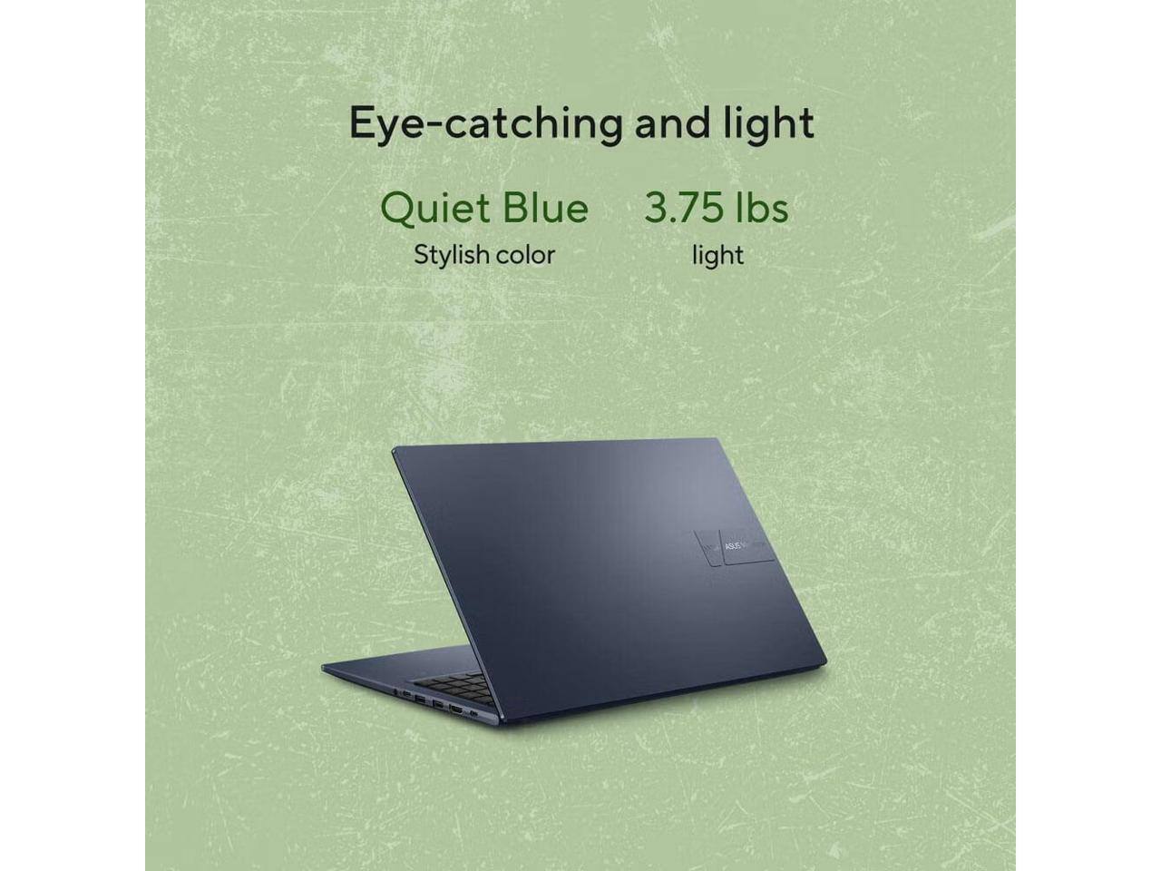 Eye-catching and light

Quiet Blue
Stylish color

3.75 lbs
light