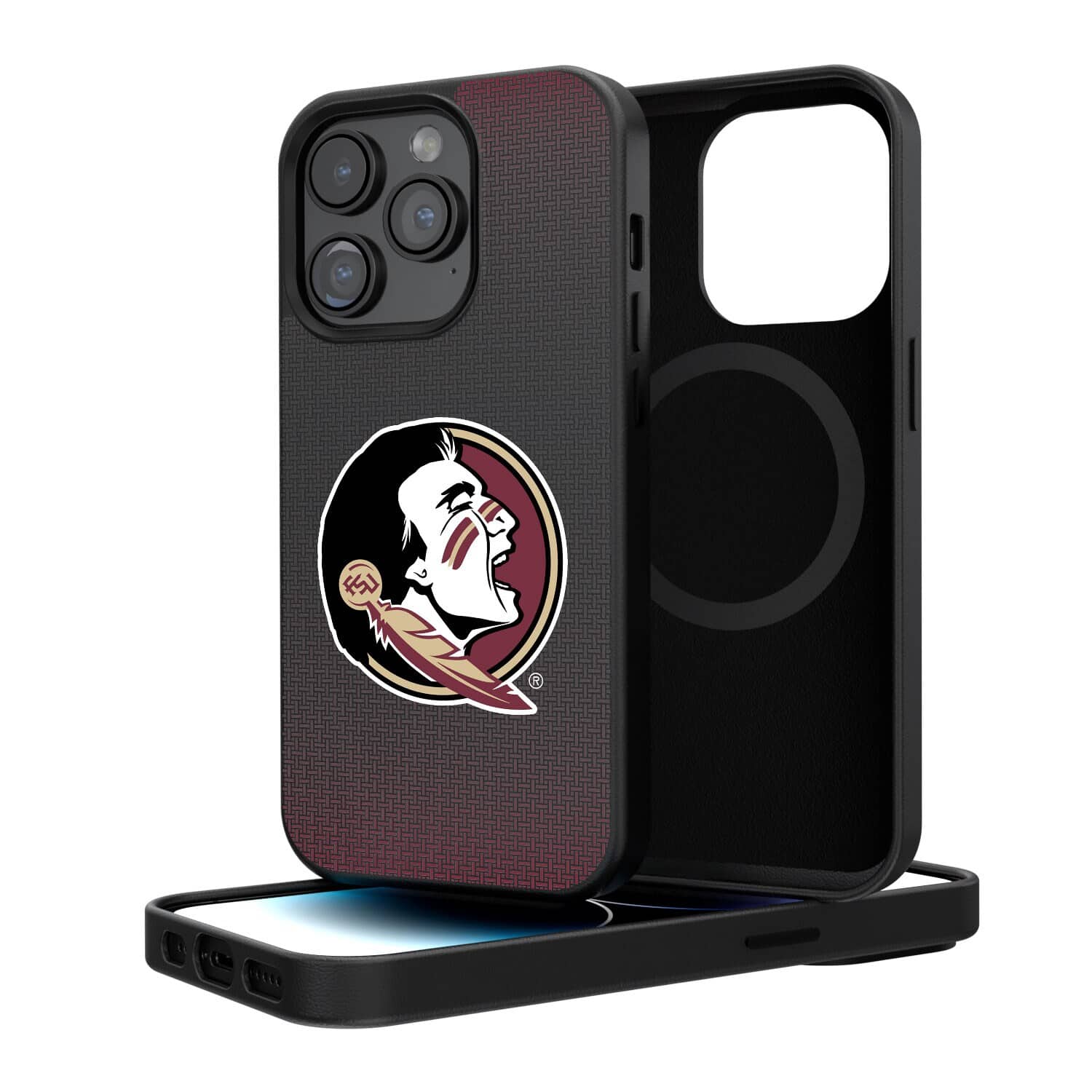 Keyscaper - NCAA - Florida State Seminoles Linen Logo iPhone Magnetic Bump Case - 15 Plus - Black price history on PriceWatchPro