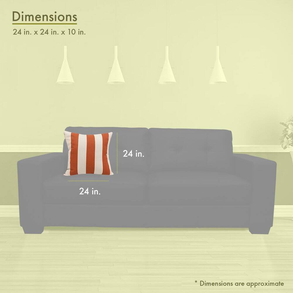 Dimensions  
24 in. x 24 in. x 10 in.  

24 in.  
24 in.  

* Dimensions are approximate