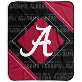 Pegasus - Alabama Crimson Tide 50" x 60" Diamond Logo Fleece Blanket - Multicolor