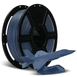 Flashforge - PLA-CF Carbon Fiber 3D Printer Filament 1.75mm 1kg Matte Finish Lightweight Reinforced PLA for Prototyping - Sailor Blue