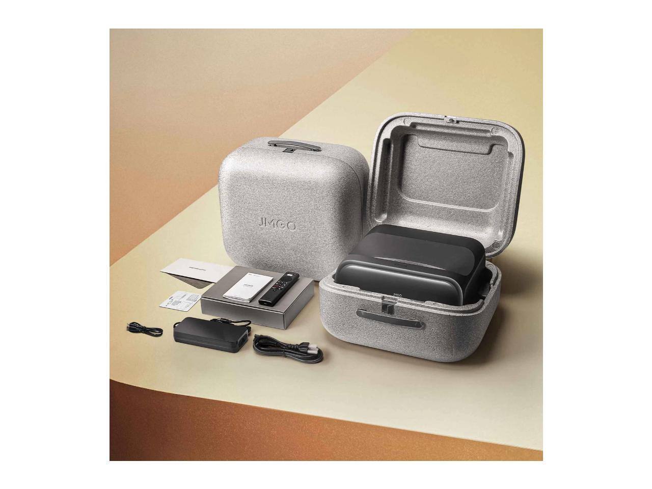 Alt View 6. JmGO - JmGO O2S Ultra 4K Triple Laser Projector, 3600 Lumens, HDR10, Ultra Short Throw, Google TV, Black - Black.