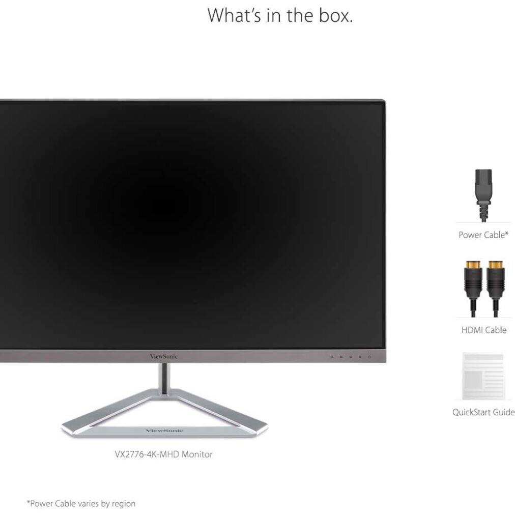 Alt View 23. ViewSonic - 27 LCD 4K UHD Monitor (DisplayPort HDMI) - Silver.