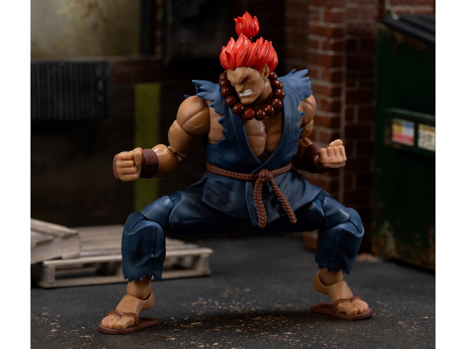 Alt View 6. Jada - Akuma 6" Moveable Figure with Accessories and "Ultra Street Fighter II: The Final Challengers" (2017) Video Game by Jada.